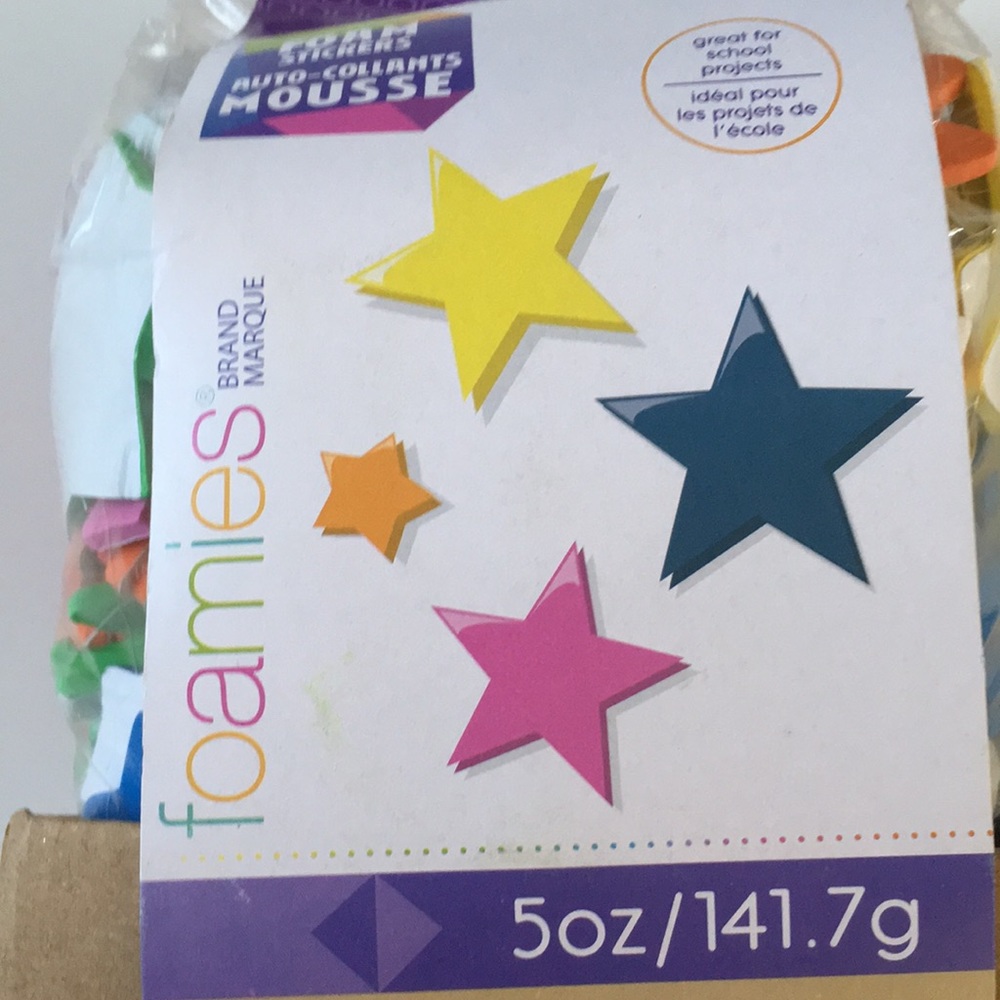 Pack of star foamies